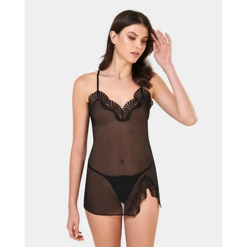 Pantalón corto Bluebella Trista en negro talla: L Foto 1 de 4