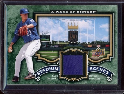 Upper Deck Stadium Scenes 2009 Zack Greinke Jsy #SSZG Foto 1 de 2