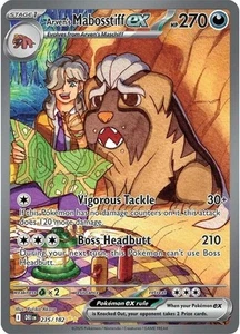 Lightly Played Arven's Mabosstiff ex - 235/182 - Special Illustration Rare Pokem - Imagen 1 de 1