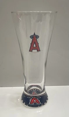 Los Angeles Angels MLB 7 1/4” 16oz. Hunter Pilsner Glass - Red And Blue - Image 1 of 4