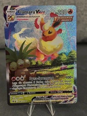 Pokémon Karte Flamara Vmax Promo SWSH180 EX Deutsch - Bild 1 von 3