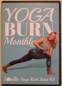 NEW Yoga Burn Monthly Ultimate Yoga Kick Start Kit 4 DVD set workout exercise  - Picture 1 of 3
