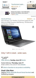 hp pavilion laptop - Picture 1 of 4