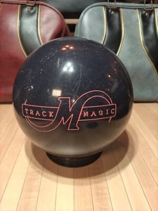 Used Bowling Ball 15 lb TRACK Magic Reactive USA 1st Drill Finger Tip Spread VTG - Picture 1 of 12