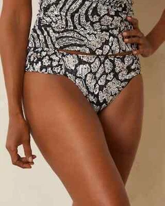 NEU TOMMY BAHAMA "Playa Brava" wendbares Hipster-Bikinihöschen Größe Large schwarz - Bild 1 von 7