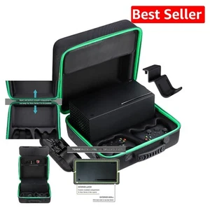 Secure Xbox Series X Travel Case with Buckle Pocket and Double Padded Protection - Picture 1 of 9