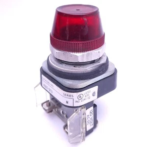 Allen Bradley 800T-Q10 rote Kontrollleuchte, ø30 mm, 120 V AC/DC-Lampe - Bild 1 von 4