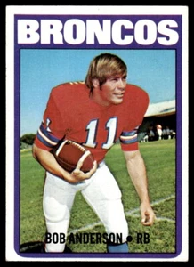 Topps Bob Anderson Denver Broncos 1972 #154 - Imagen 1 de 2
