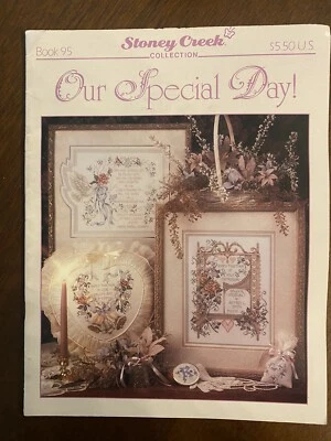 Our Special Day Cross Stitch Pattern Stoney Creek Leisure Arts Wedding Book 95 - Image 1 of 4