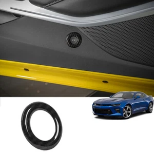 Rear Trunk Switch Button Ring Trim Cover for Chevrolet Camaro 2017+ Carbon Fiber - Picture 1 of 6