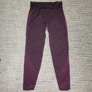 Pink Size L Girls Youth Pants Activewear Jegging Yoga Gym Workout Violet - Picture 1 of 9
