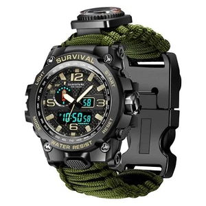 Kavie 23-in-1 Military Tactical Watch for Men Multifunctional Outdoors Waterp... - Picture 1 of 7