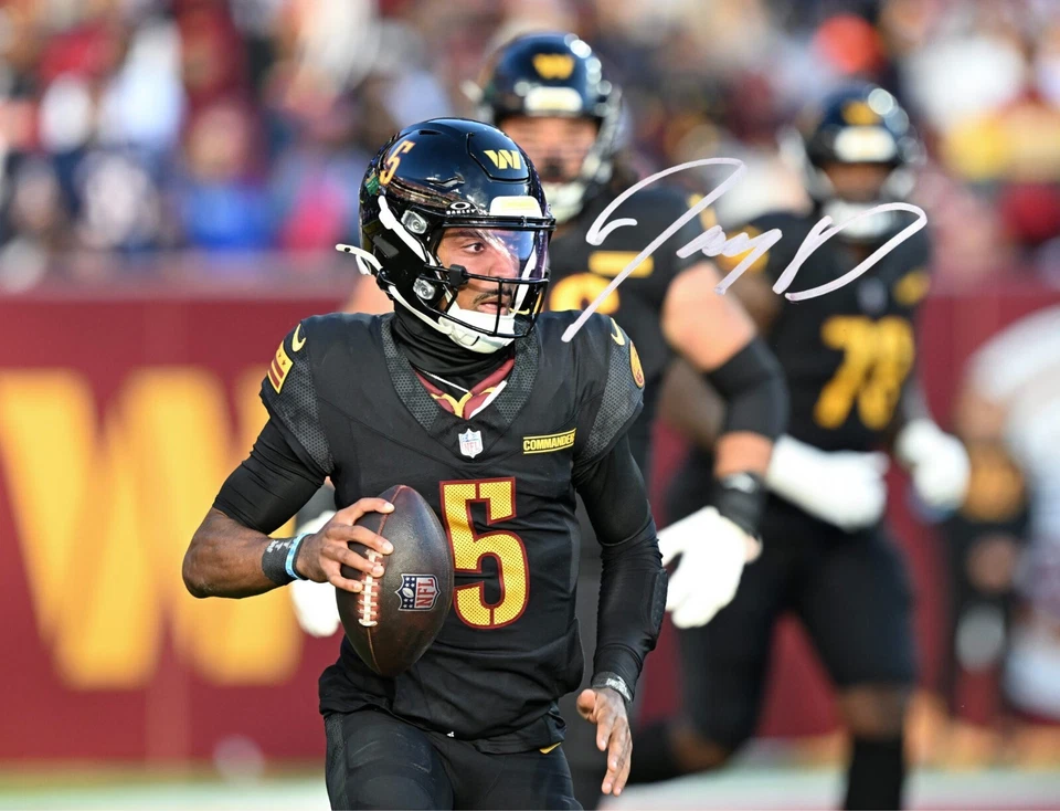 Jayden Daniels Washington Commanders Signed 8x10 Photo Picture *REPRINT* - Image 1 of 1