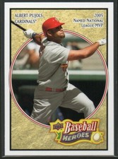 Albert Pujols 2008 Upper Deck Heroes #156  St. Louis Cardinals  #2