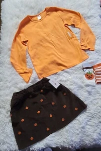 Gymboree Girls  Harvest, Autumn,  Pumpkin  Bundle Lot Of 3.  Size 8 - Picture 1 of 8