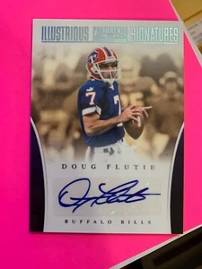 2012 PANINI PROMINENCE DOUG FLUTIE 7/30 ~ ILLUSTRIOUS SIGNATURES AUTOGRAPH ~ #9 - Picture 1 of 1