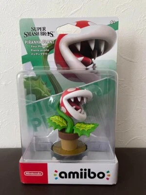 Nintendo amiibo Piranha Plant Pac-n-Flower Super Smash Bros. Japón NUEVO Foto 1 de 2