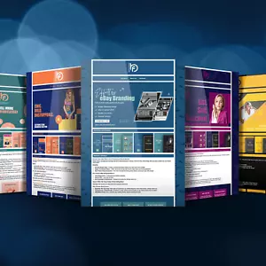 Dark Glam eBay Store Design & Listing Template | Chic & Fully Responsive - 2025 - Picture 1 of 24