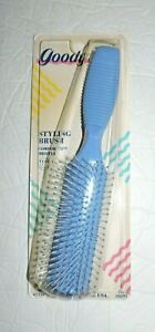 Vtg 1989 Blue Brush Styling Brush 7156  NOS MIP Hair Care Accessories 
