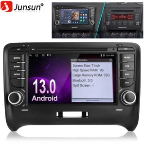 FOR AUDI TT MK2 8J 7" Android13 Car Stereo Radio GPS Navi WIFI BT RDS DAB+ 4Core - Picture 1 of 10