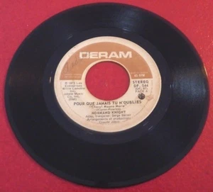 *45 RPM Normand Knight Pour que Jamais Tu N'oublies / Memphis - Picture 1 of 2