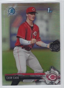 Cash Case REFRACTOR 2017 Bowman Chrome Draft BDC-198 Reds - Picture 1 of 1