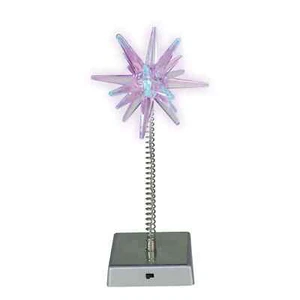 Näve 302461 LED Deko-Tischleuchte Stern RGB 3xAA Batterie Polarstern 21cm Acryl - Bild 1 von 2