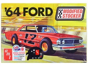 Skill 2 Model Kit 1964 Ford Galaxie "Modified Stocker" 1/25 Scale Model by AMT - Picture 1 of 4