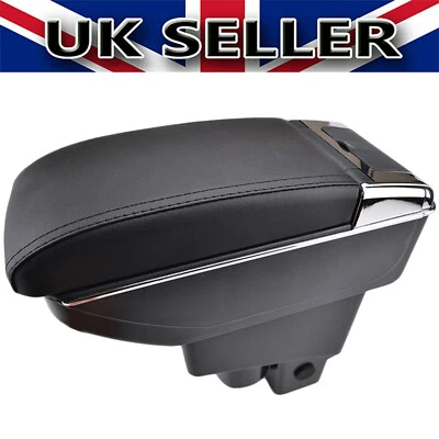 XUKEY Soft Top Armrest For Honda Fit Jazz 2002 2008 Storage Tray Function Car Arm Rest