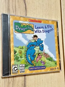 Scholastic Dragon Tales Learn & Fly With Dragons Early Math & Logic Ages 4-6 CD - Picture 1 of 6
