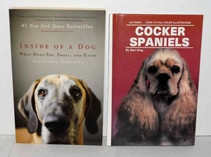 Lot of 2 Books Inside of a Dog: What Dogs See, Smell, and Know & Cocker Spaniels - Picture 1 of 2
