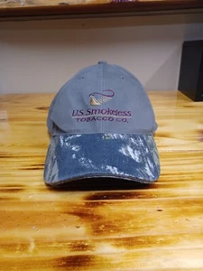 U.S. Smokeless Tobacco Co. Hat Cap Mossy Oak Camo Adjustable - Foto 1 di 9