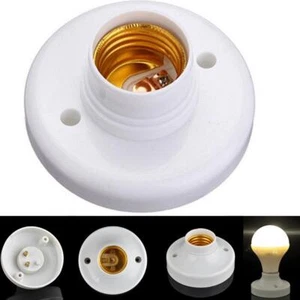 1/4x E27 Lamp Holders Lamps Bases Adapter Base Wall Mount Ceiling Mount U.K-Fast - Picture 1 of 14