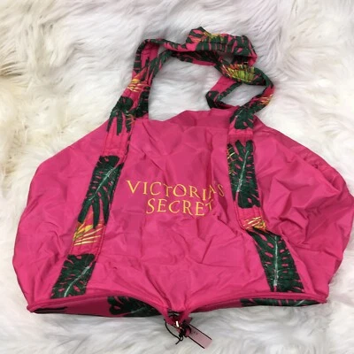 Victoria Secret Tropical Bolsa de Lona Expandible Equipaje de Viaje Equipaje de Mano Foto 1 de 4
