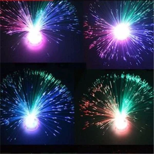 Colorful Fiber Optic Lamp LED Light Nightlight Decoration Wedding Party Holiday - Picture 1 of 4