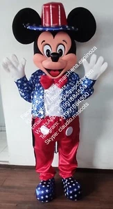 Mickey Mouse Mäuse Patriot 4. Juli besonderes Maskottchen Kostüm Cosplay Halloween - Bild 1 von 3