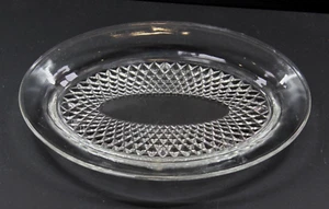 Vintage Indiana Glass Clear Diamond Point Butter Dish 8.5" x 6", No Lid - Picture 1 of 5