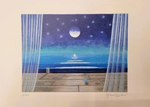 Piero Mocci Serigrafia Goccia d'acqua arte casa arredamento quadri - Picture 1 of 1