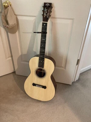 FREE S&H PARLOR GUITAR DIY CUSTOM GUITAR KIT MAHOGANY-SPRUCE TOP ALL SOLID WOOD - Image 1 of 4