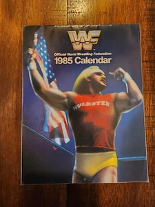Offizieller WWF 1985 Kalender Hulk Hogan, Andre The Giant, Roddy Piper - Bild 1 von 16