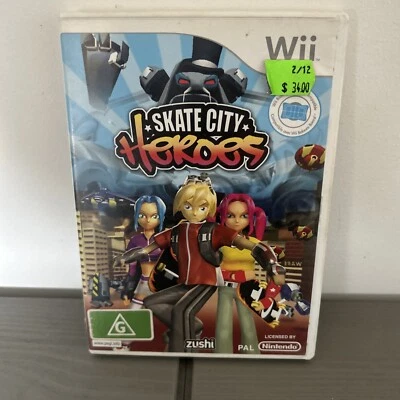 Skate City Heroes (Nintendo Wii, 2008) Complete With Manual - Image 1 of 4
