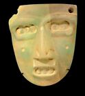 Sultepec; Tecali (green onyx, alabaster) mask....(100 b.c - 200 a.d)