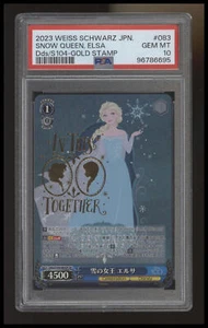 Weiss Schwarz - Snow Queen, Elsa - Gold Stamp - Japanese - PSA 10 - Picture 1 of 2