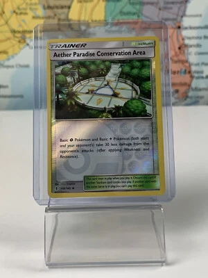 SHIPS SAME DAY Pokemon Card Aether Paradise Conservation Area 116/145 Rev Holo - Image 1 of 4
