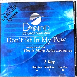 "Don't Sit In My Pew" Dawind Christian accompaniment CD - Picture 1 of 2