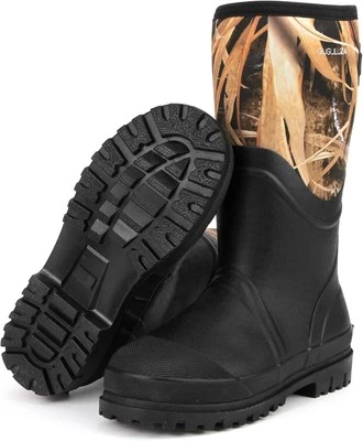 GUGULUZA Hunting Rubber Boots, Waterproof Boots with 6 mm Neoprene...  - Image 1 of 4
