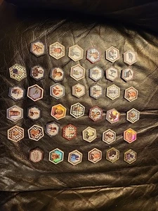 Topps Star Wars Galactic Connexions Collectible Trading Chips Discs LOT of 40 - Picture 1 of 5