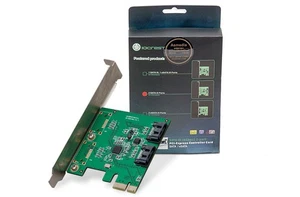 Open Box-2 Port SATA III PCI-e 2.0 x1 Card - SY-PEX40039 - Picture 1 of 7