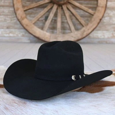 Ariat 3X Black Wool Cowboy Hat - Spur - Image 1 of 4