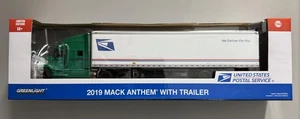 Greenlight USPS 2019 Mack Anthem Trailer Exclusive USPS 1/64 Semi Diecast Chase - Bild 1 von 1